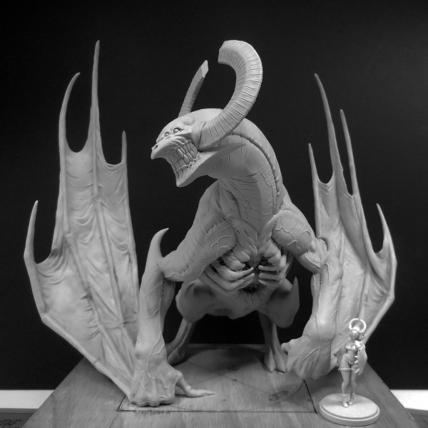 Kingdom Death Figures Resin Model Kit Unpainted Figure Dragon King 